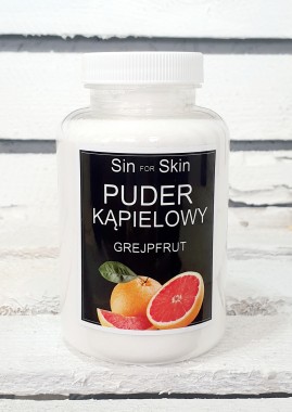 Musujący puder kąpielowy o zapachu grejpfruta