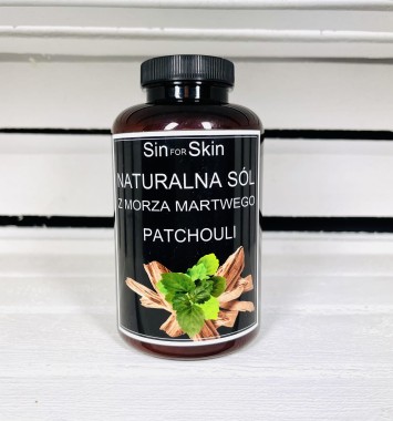 Sól morska z Morza Martwego o zapachu patchouli