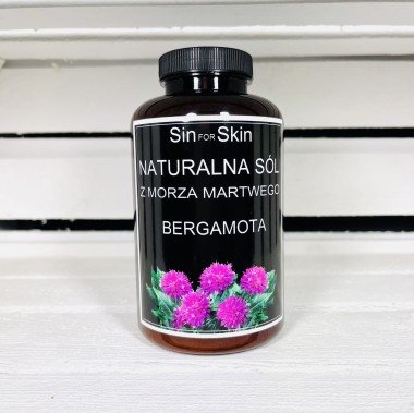 Sól morska z Morza Martwego o zapachu bergamoty